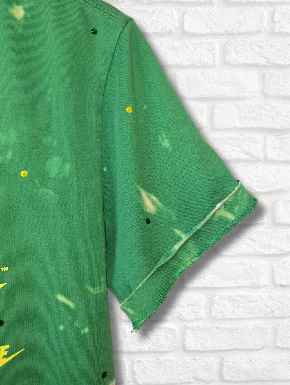 Oregon Ducks Crop Top W/Rhinestones